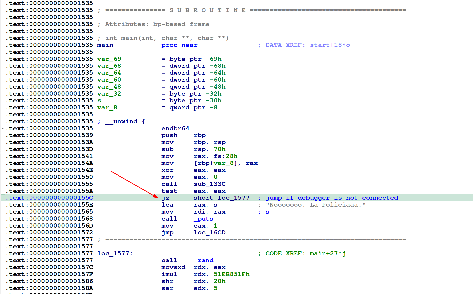 IDA Debugger Location